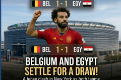 Belgium vs Egypt