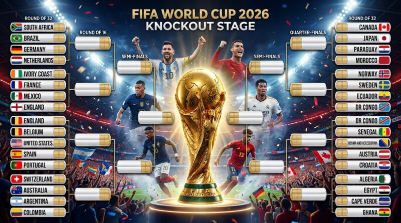 World Cup 2026 bracket and knockout schedule