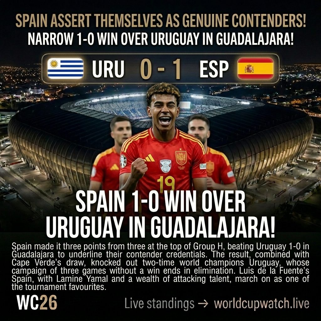 Uruguay 0-1 Spain
