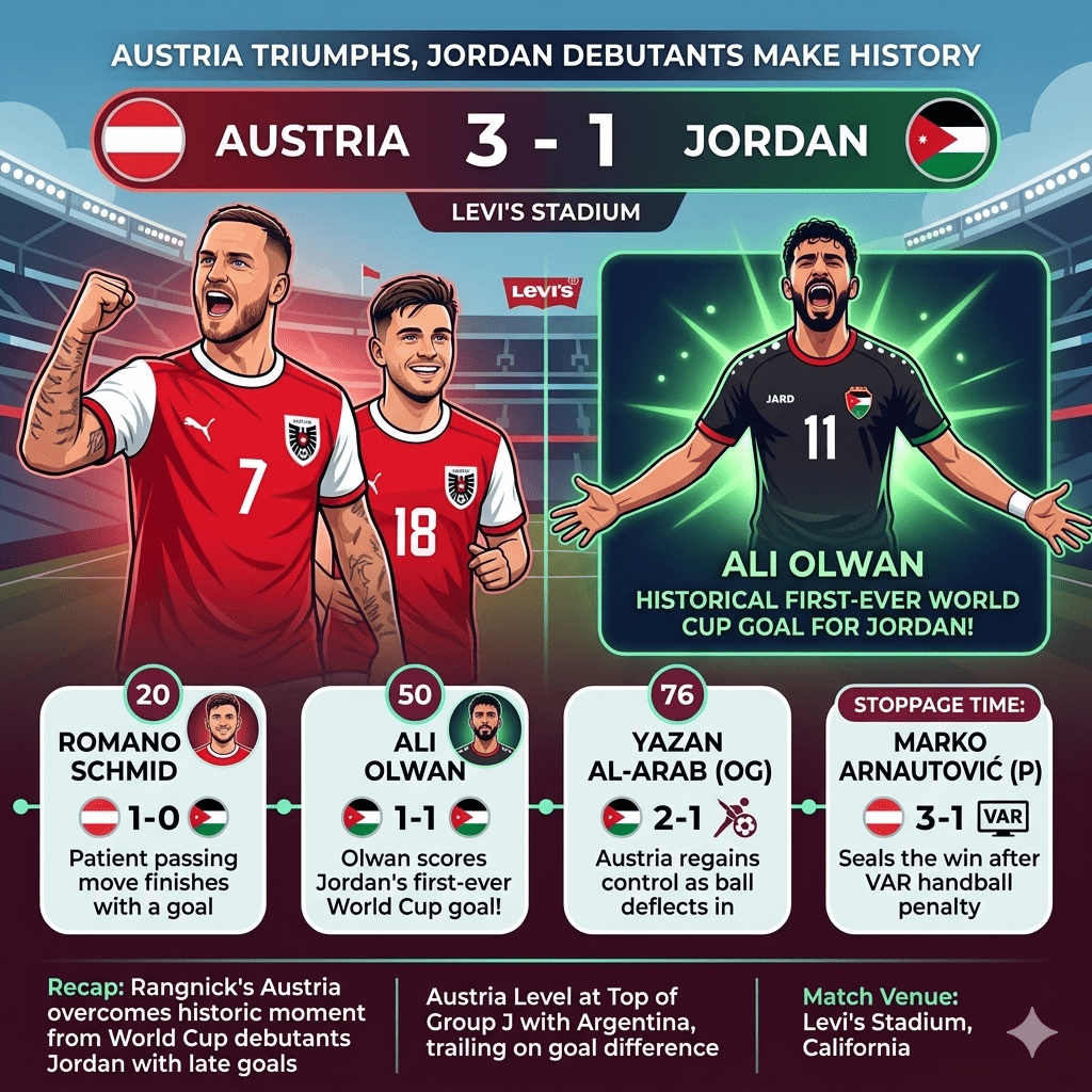 Austria vs Jordan