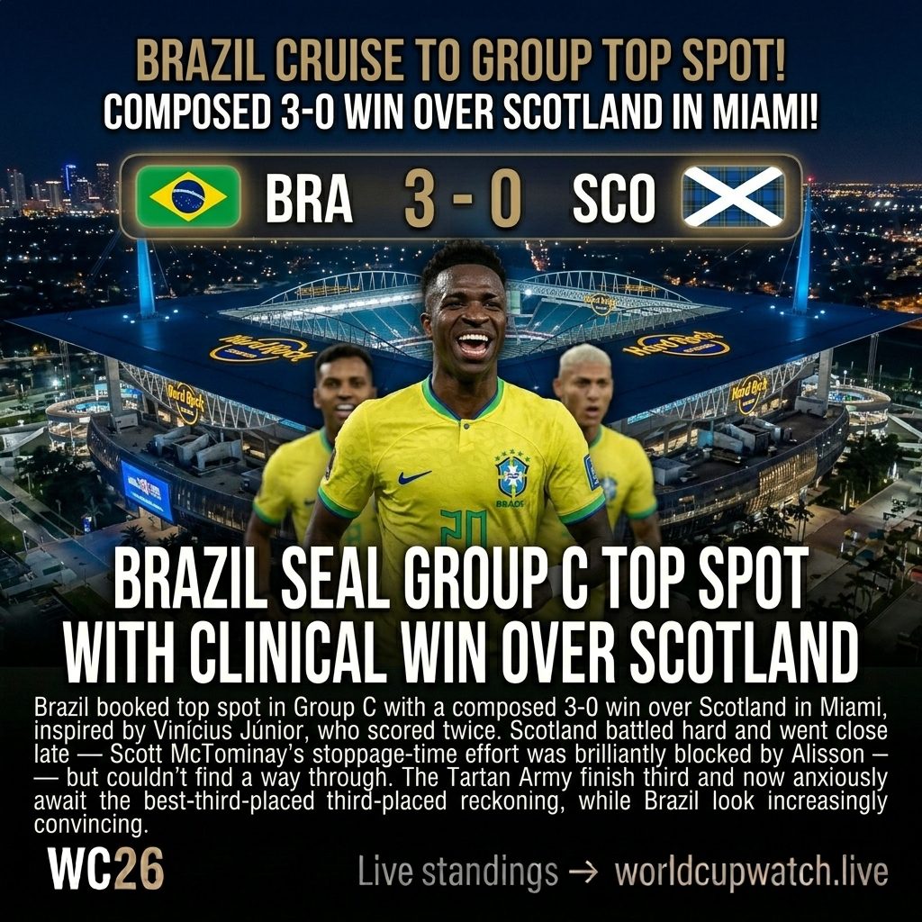 Brazil 3-0 Scotland