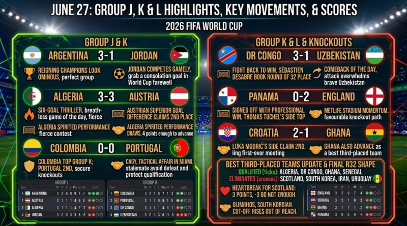 June 27 results