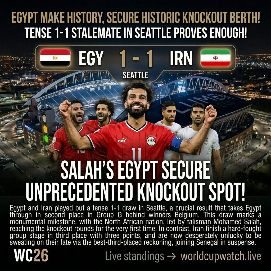 Egypt 1-1 Iran