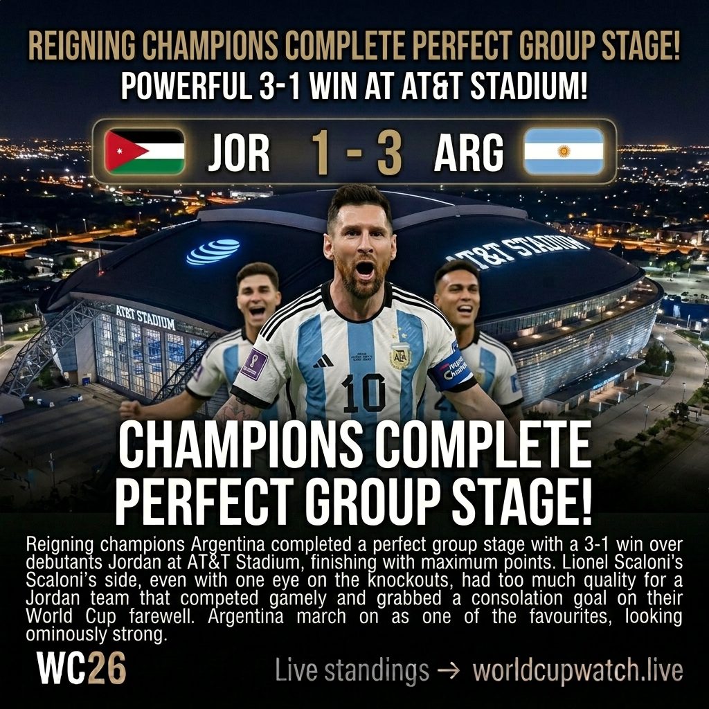 Jordan 1-3 Argentina