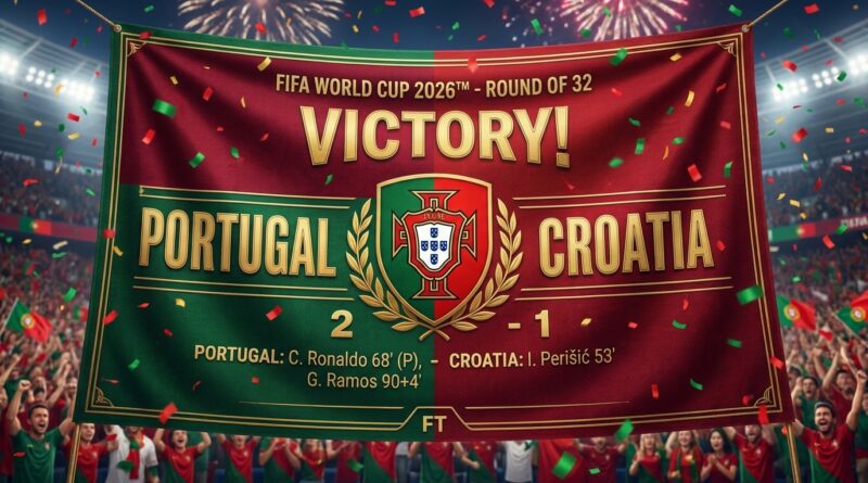 Portugal vs Croatia result World Cup 2026 Ronaldo