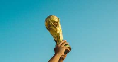 Football trophy and celebration marking the 2026 World Cup awards