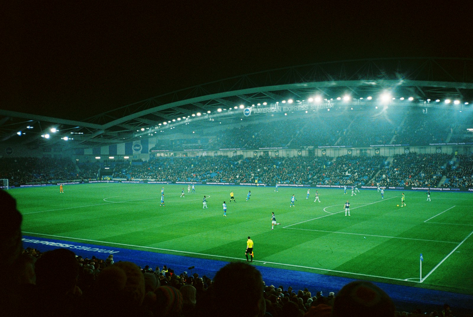 Football stadium and matchday atmosphere