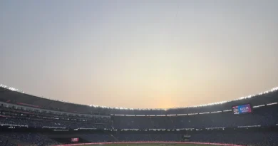 India and Australia in the World Cup final, Ahmedabad, 19 November 2023.