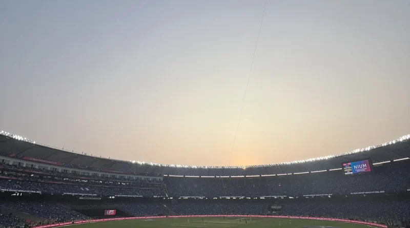 India and Australia in the World Cup final, Ahmedabad, 19 November 2023.
