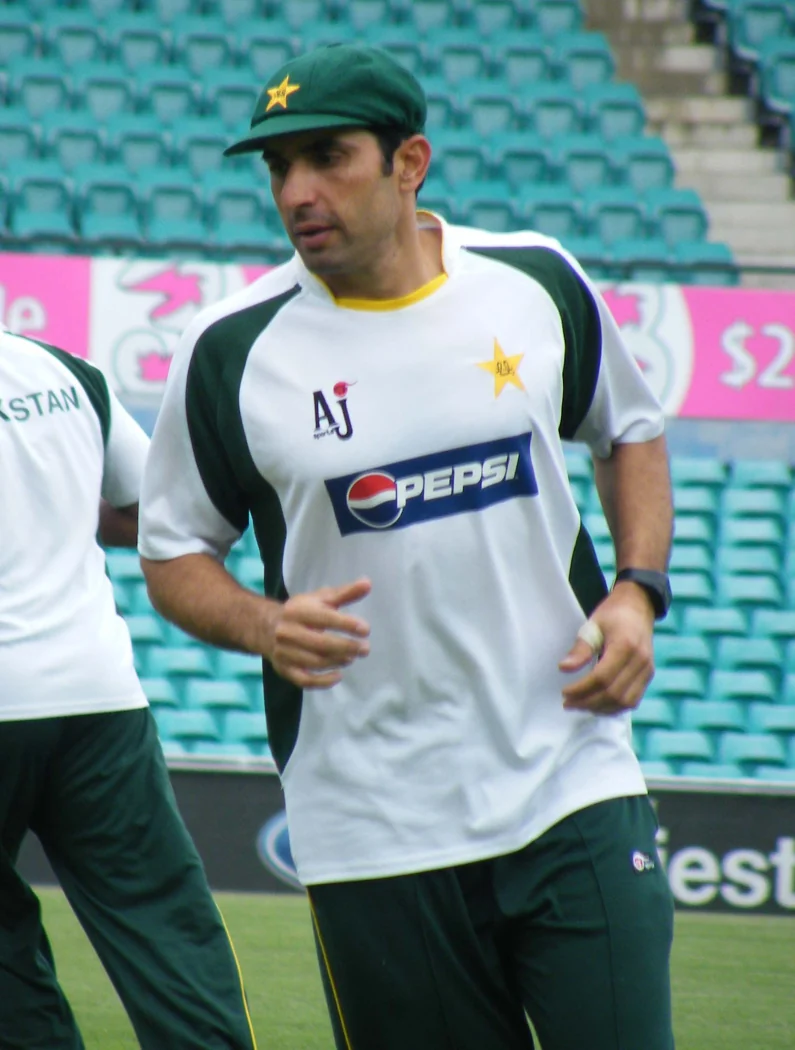 Pakistan batter and former captain Misbah-ul-Haq pictured in January 2010.